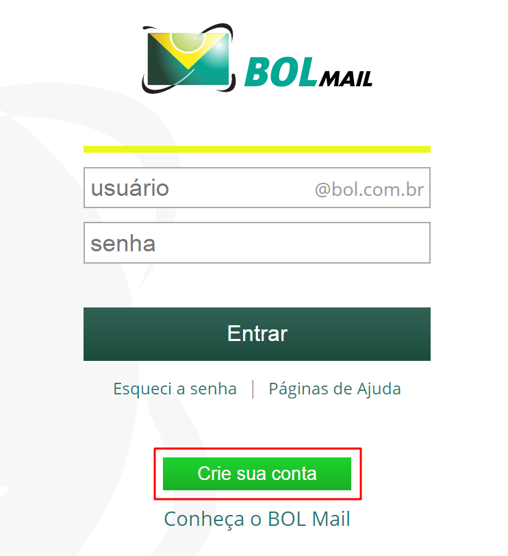 Como cadastrar ou criar uma conta do BOL Mail - MundoContas